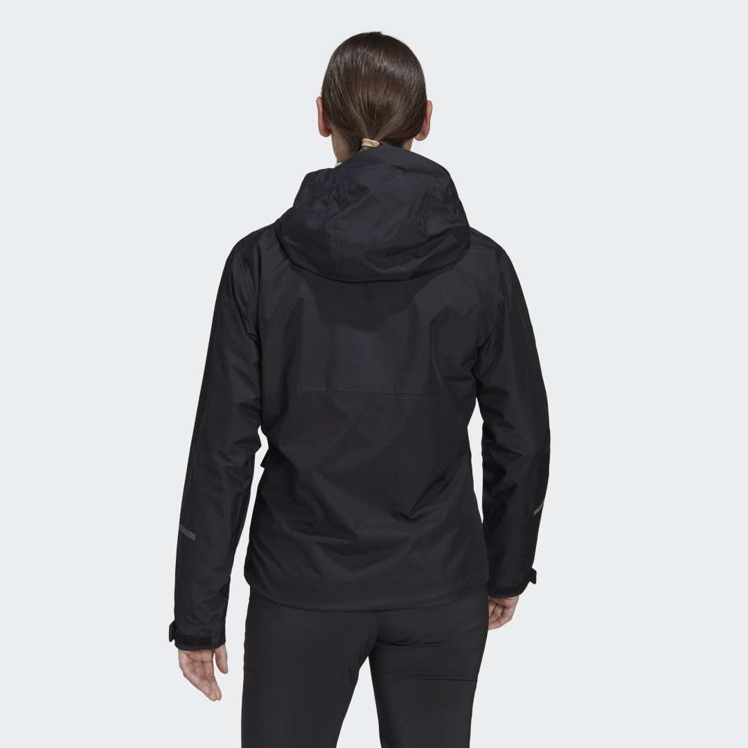Vetrovka adidas Performance Terrex Multi RAIN.RDY 2-Layer Rain Jacket Čierna | HF0825, 1