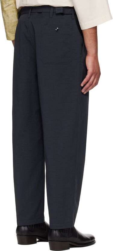 Nohavice LEMAIRE Lemaire Carrot Fit Trousers Čierna | PA1213 LF1228, 2