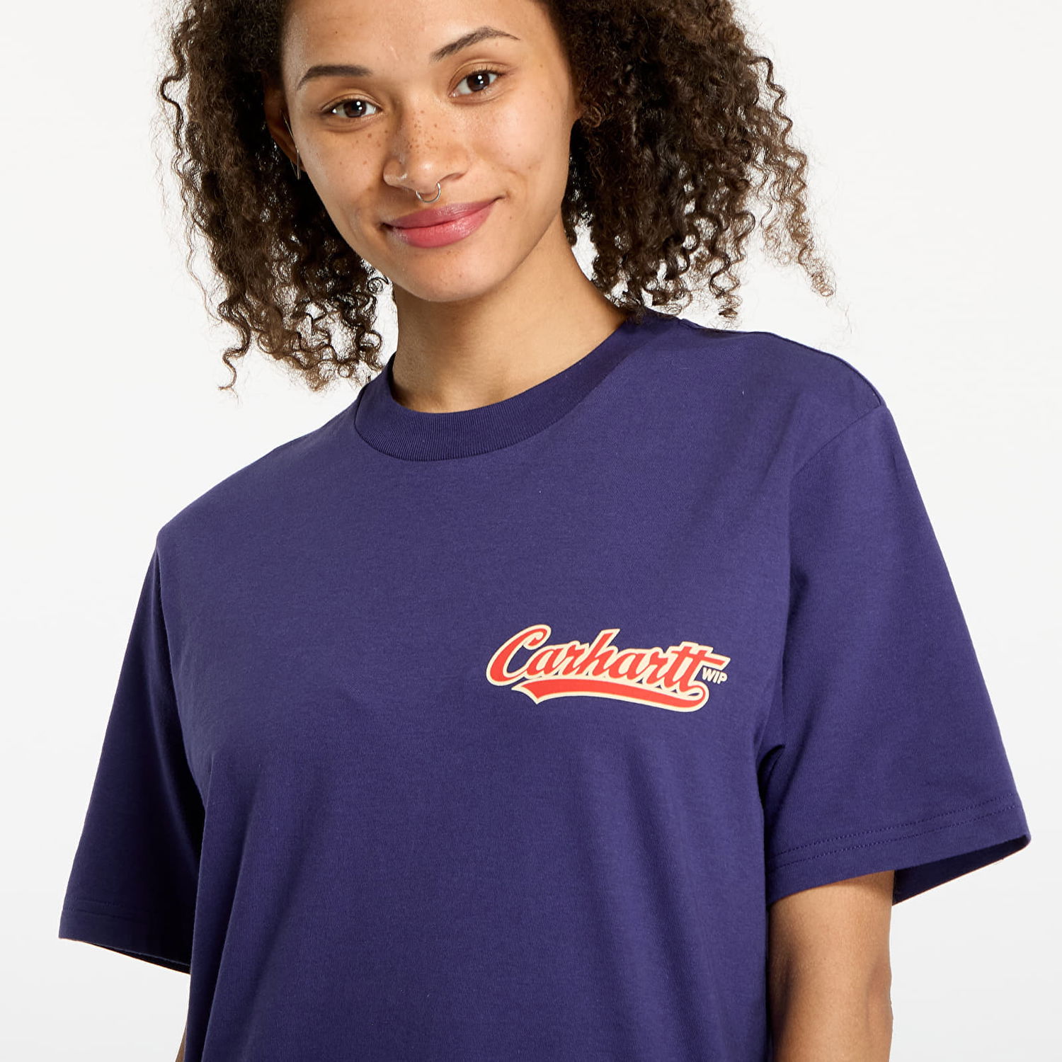 Tričko Carhartt WIP S/S Spill T-Shirt UNISEX Aura Fialová | I033950.2BZXX, 1