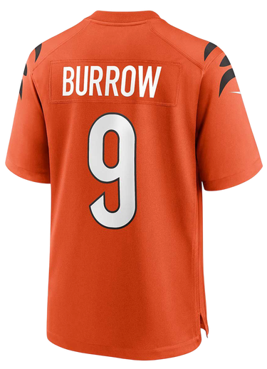 Dres Nike NFL Cincinnati Bengals Player Number 9 Jersey with Paul Brown Signature Detail Oranžová | 67nm-caga-9af-2ke-67nm-caga-9af-2ke, 1