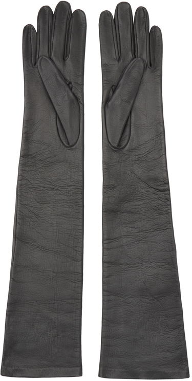 Rukavice Dries Van Noten Soft Leather Long Gloves Čierna | 242-010103-007, 1
