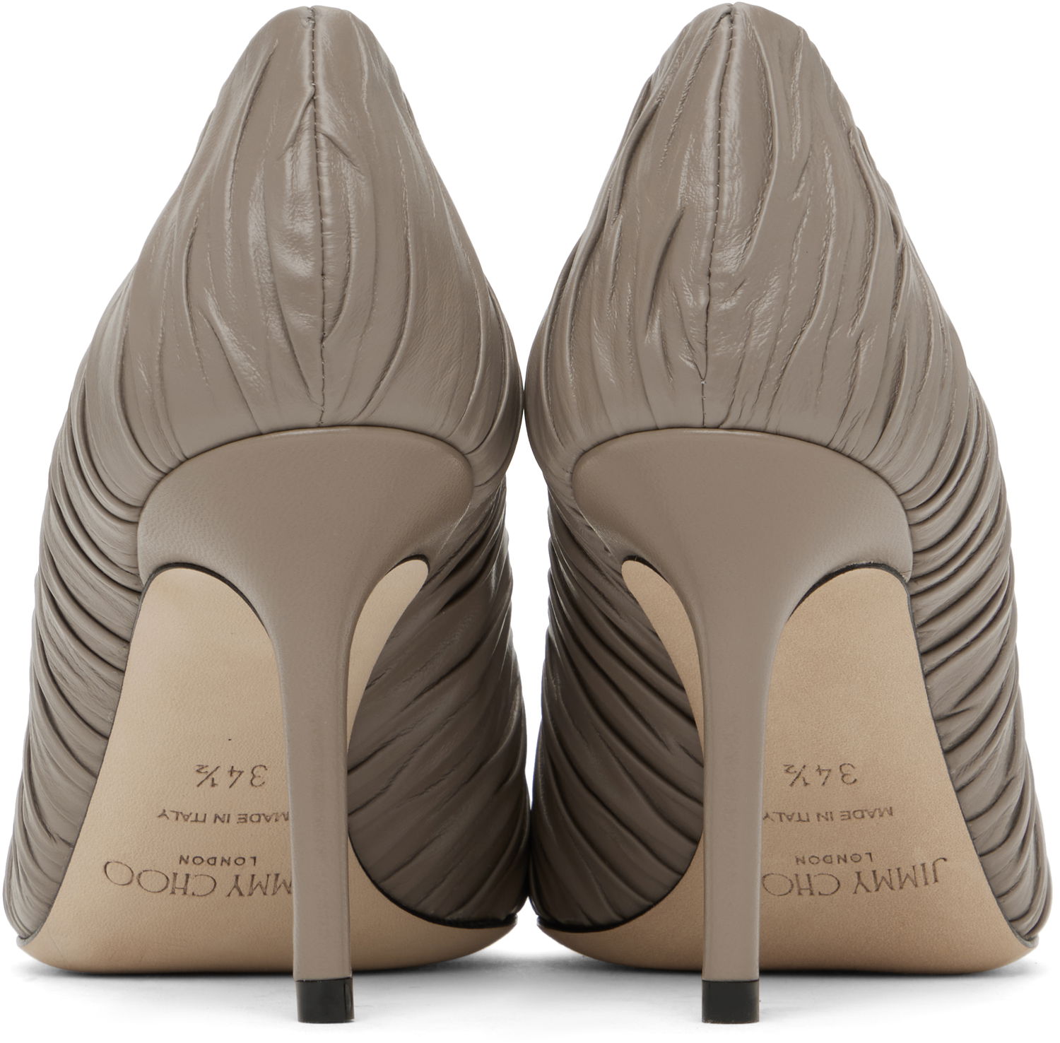 Tenisky a topánky Jimmy Choo Jimmy Choo Love 85 Ruched Pumps Šedá | LOVE 85, 1