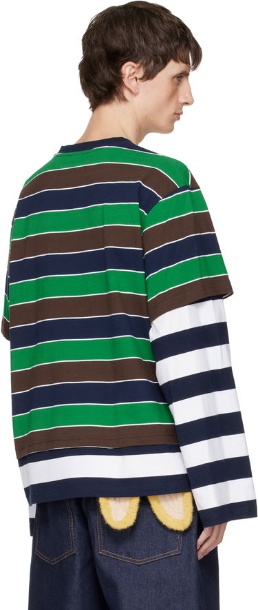 Tričko Charles Jeffrey Loverboy Patch Long Sleeve 2-In-1 T-shirt Rôznofarebný | 052081101, 2