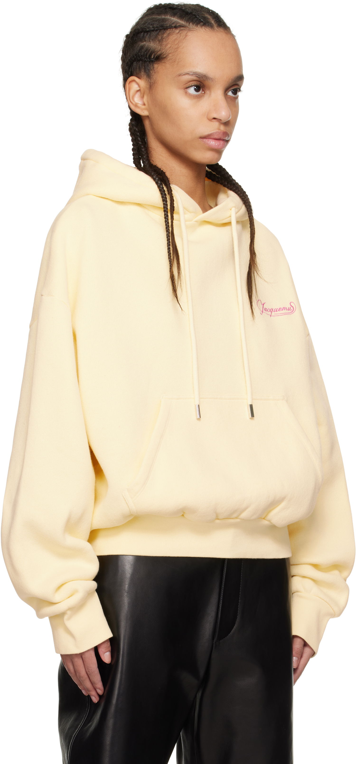 Mikina Jacquemus Jacquemus 'The Corto' Hoodie Žltá | 25E251JS217-2465, 1