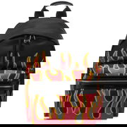 Flames Print Backpack