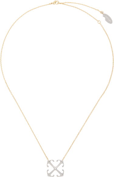 Náhrdelník Off-White Off-White Arrow Pendant Necklace Metalická | OWOB13OS25MET0017672, 0
