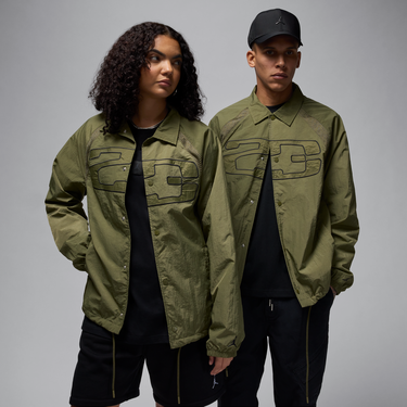 Vetrovka Jordan Jordan Essentials Coaches Jacket Zelené | HF9331-222, 1