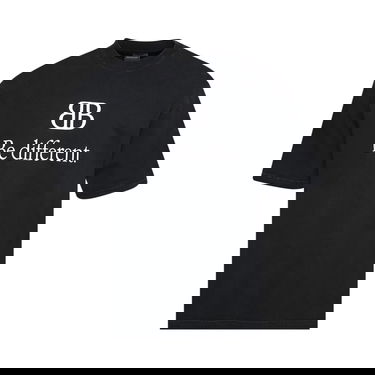 Tričko Balenciaga Medium Fit T-Shirt Be Different Čierna | 612966 TNVU9 1070, 1