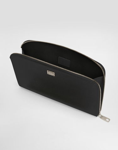 Kabelka Dolce & Gabbana Dolce & Gabbana Sicily Calfskin Clutch Čierna | BM2528BG66280999, 3