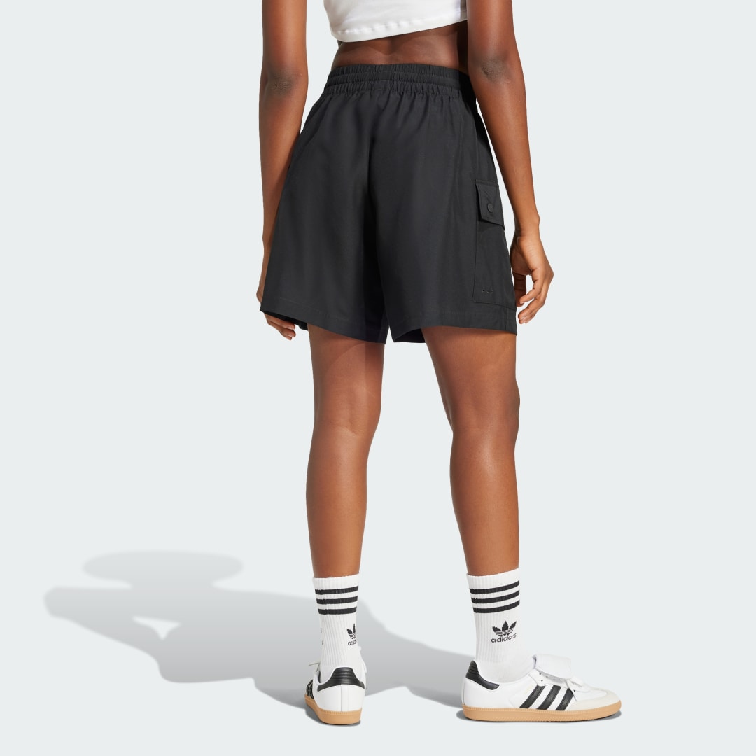 Šortky adidas Performance Essentials Woven High-Waist Cargo Shorts Čierna | JD1514, 1