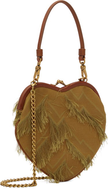 Kabelka Vivienne Westwood Vivienne Westwood Belle Heart Frame Bag with Fringes Žltá | 4B01000CW-W013M-, 2