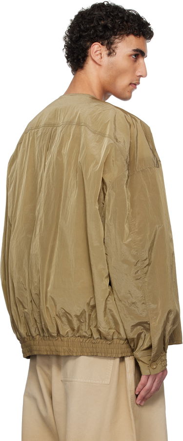 Bomber bunda HED MAYNER Hed Mayner Crinkled Taffeta Bomber Jacket Hnedá | HMMA10028A-HA156, 2