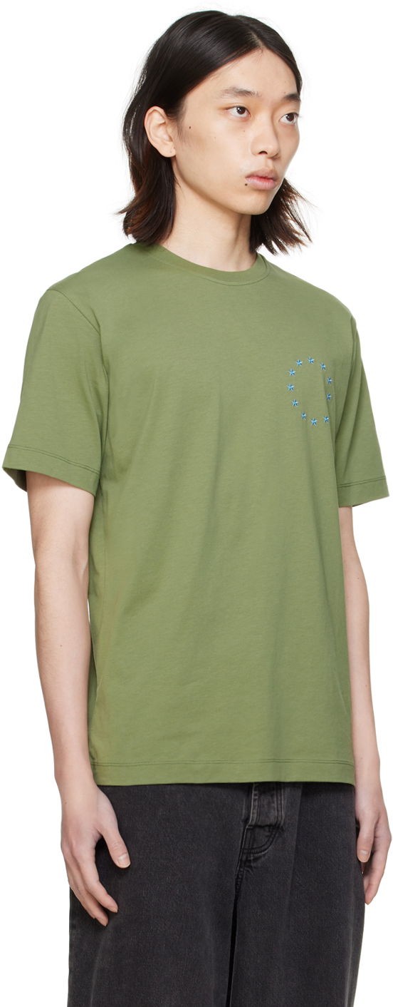 Tričko Études Wonder Europa Graphic T-Shirt Zelené | E24MM106A00733, 1