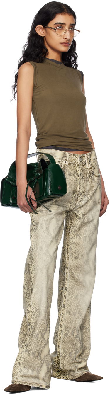 Džínsy Acne Studios Acne Studios Printed Jeans Béžová | AK0895-, 3