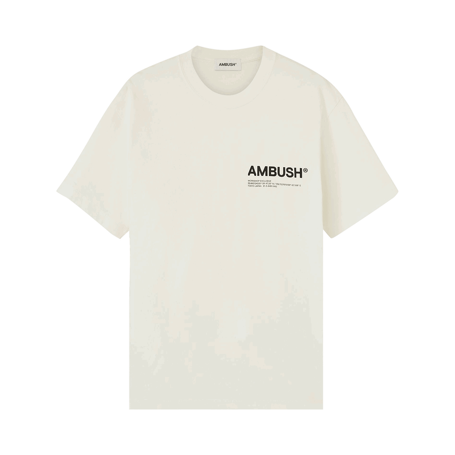 Tričko Ambush Jersey Workshop T-Shirt Biela | BMAA007S22JER0010210, 0
