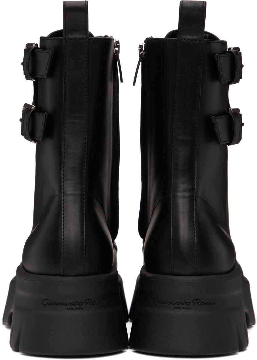Tenisky a topánky Gianvito Rossi Marloe Leather Ankle Boots Čierna | G73019.20GOM.CLN, 1