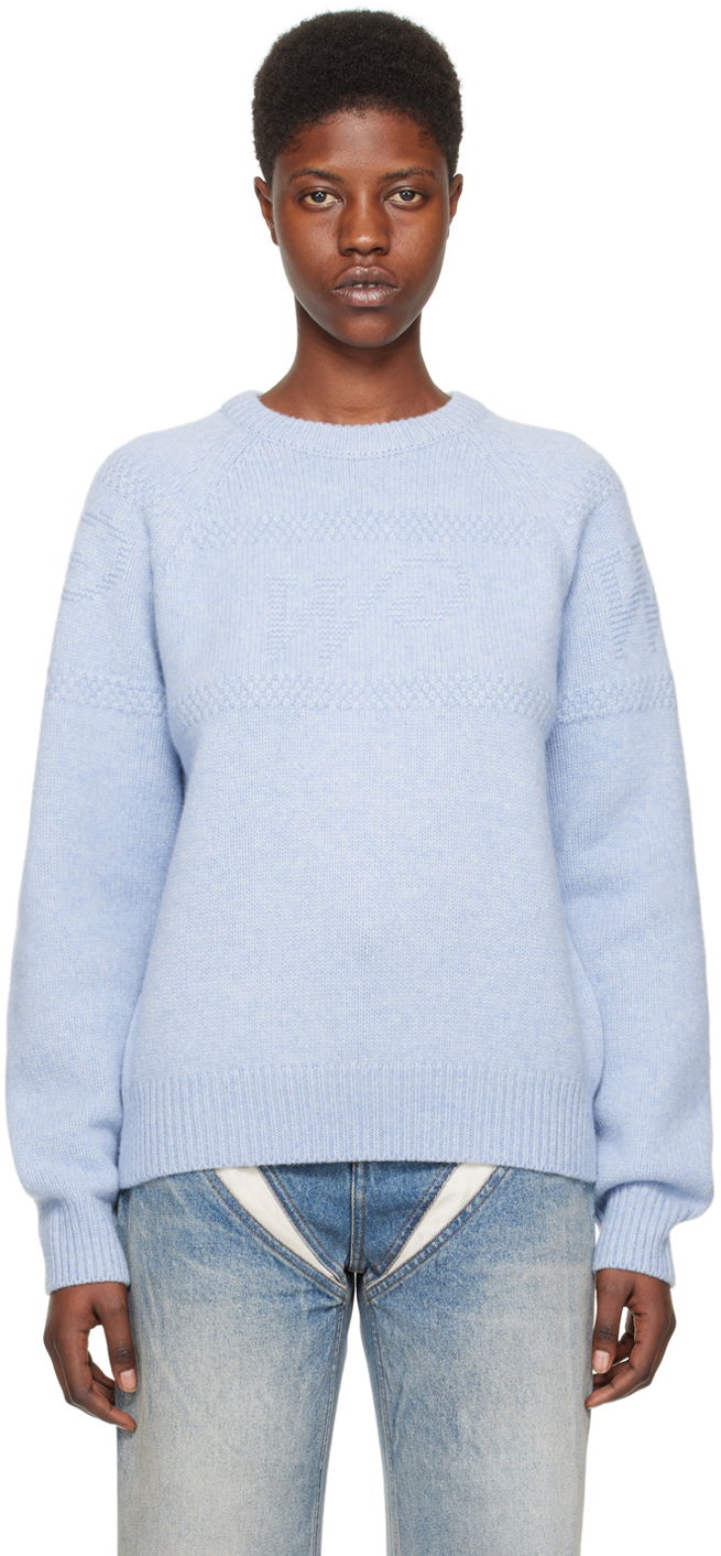 Sveter We11done Jacquard Sweater Modrá | WD-KT0-24-616-U-SK, 0