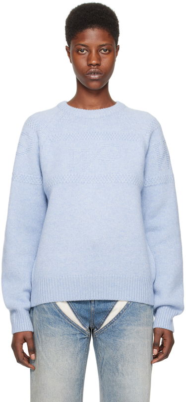 Sveter We11done Jacquard Sweater Modrá | WD-KT0-24-616-U-SK, 0