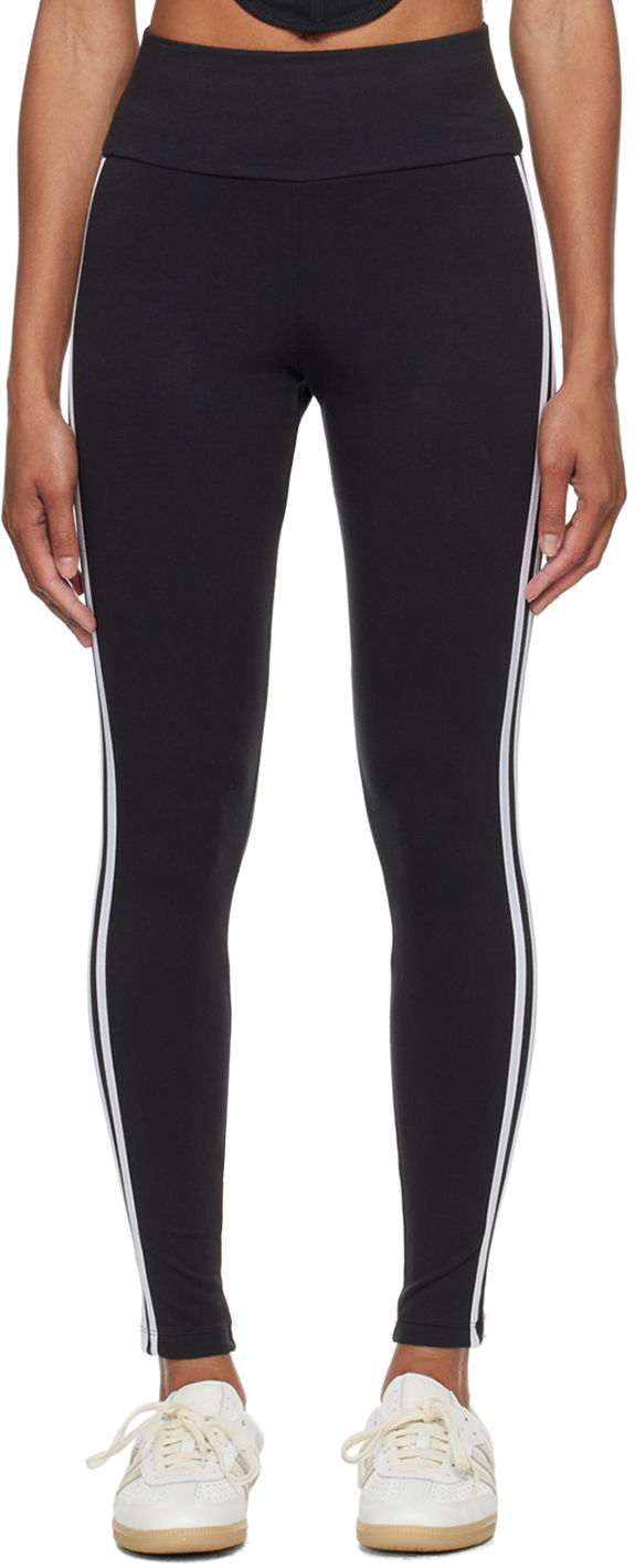 Legíny adidas Originals Black 3-Stripes Leggings Čierna | IP2968