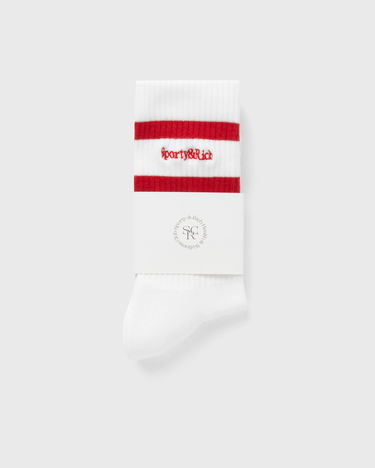 Ponožky Sporty & Rich Serif Logo Socks Biela | SOAW237WH, 0