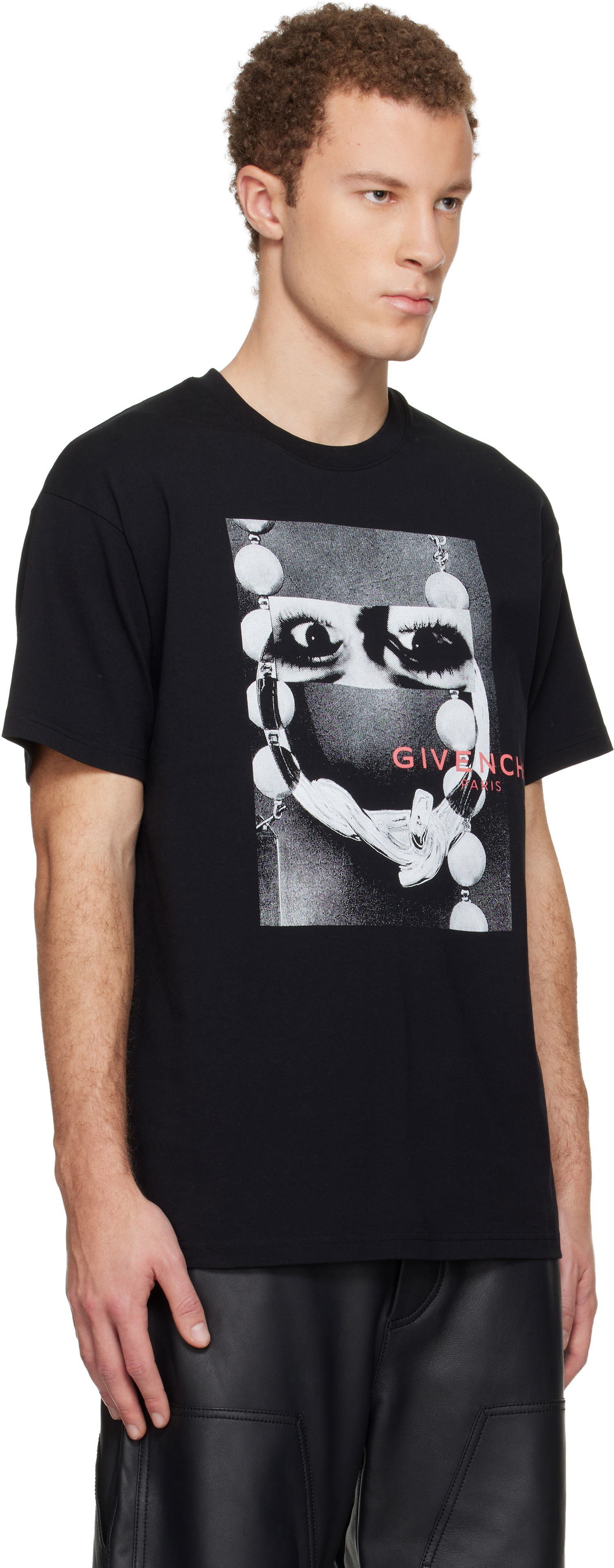 Tričko Givenchy Regular Fit Graphic T-shirt Čierna | BM71NK3YSW001, 1