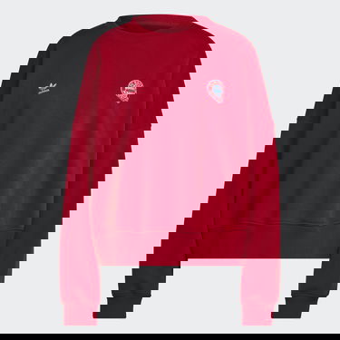 Mikina adidas Originals FC Bayern Essentials Trefoil Crewneck Červená | IC5092, 4