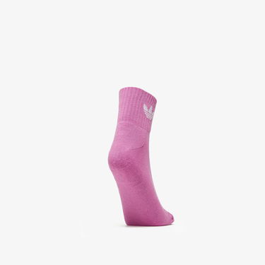 Spodná bielizeň a ponožky adidas Originals Mid Ankle Crew Socks 3-Pack Ružová | HL9229, 6