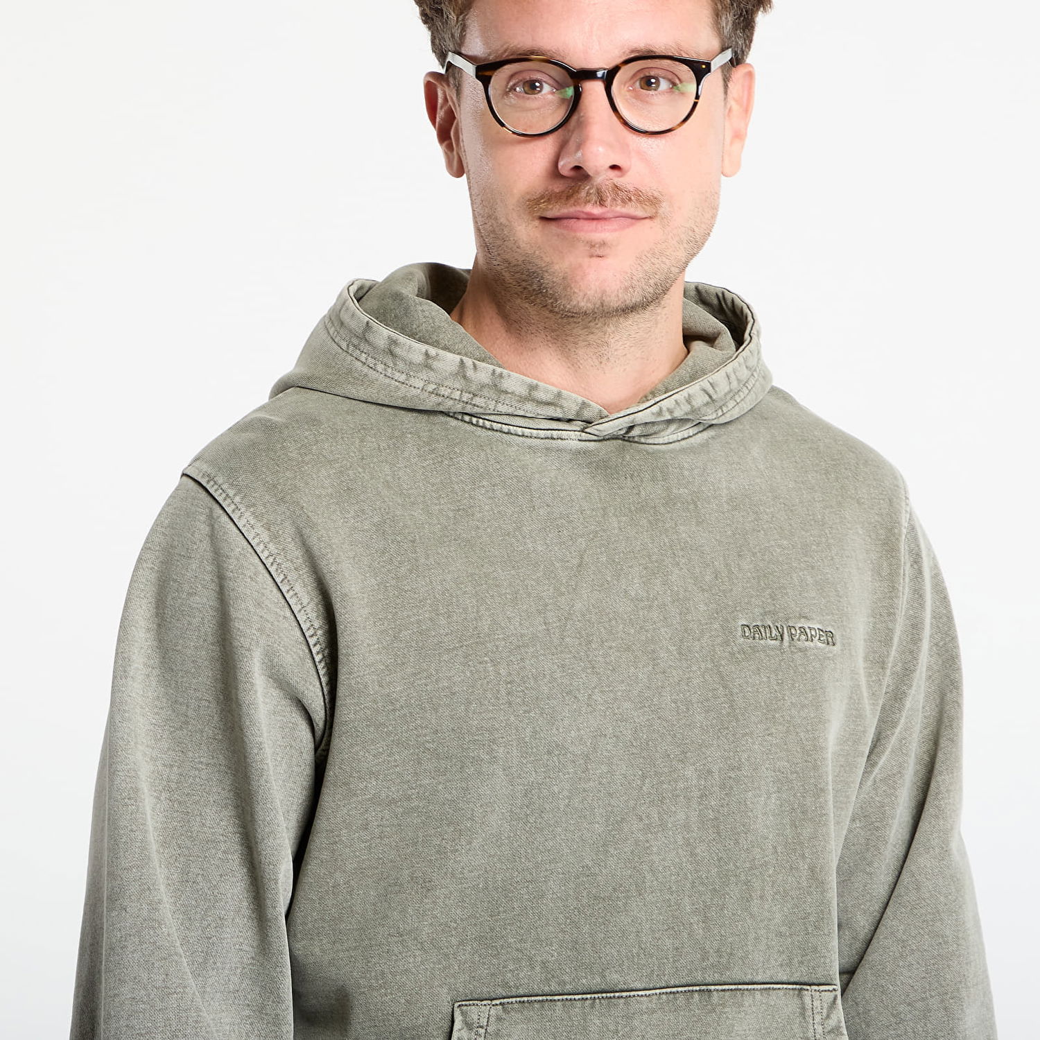 Mikina DAILY PAPER Daily Paper Dias Washed Hoodie Zelené | 2522036, 1