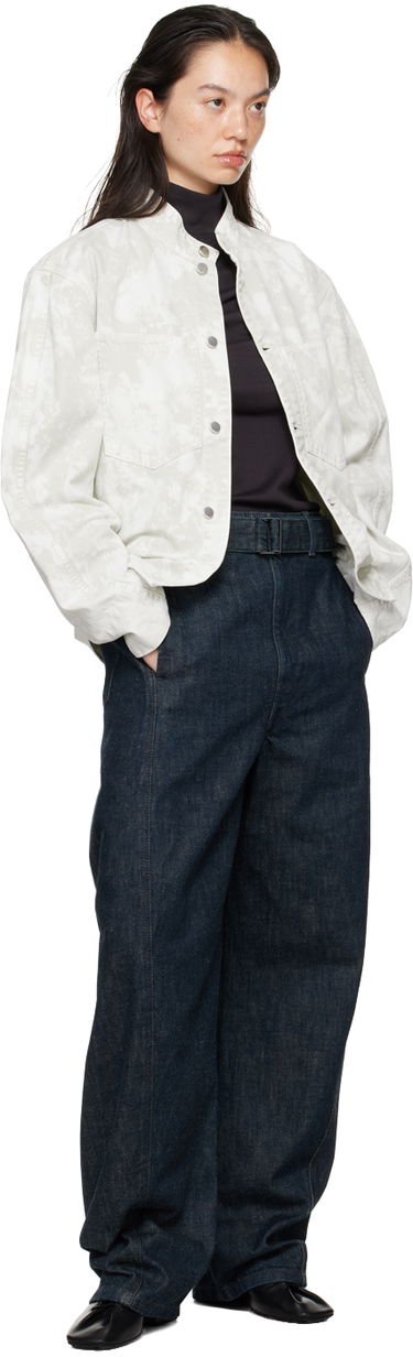 Bunda LEMAIRE Lemaire Curved Sleeves Denim Jacket Biela | JA1044 LD1012, 3