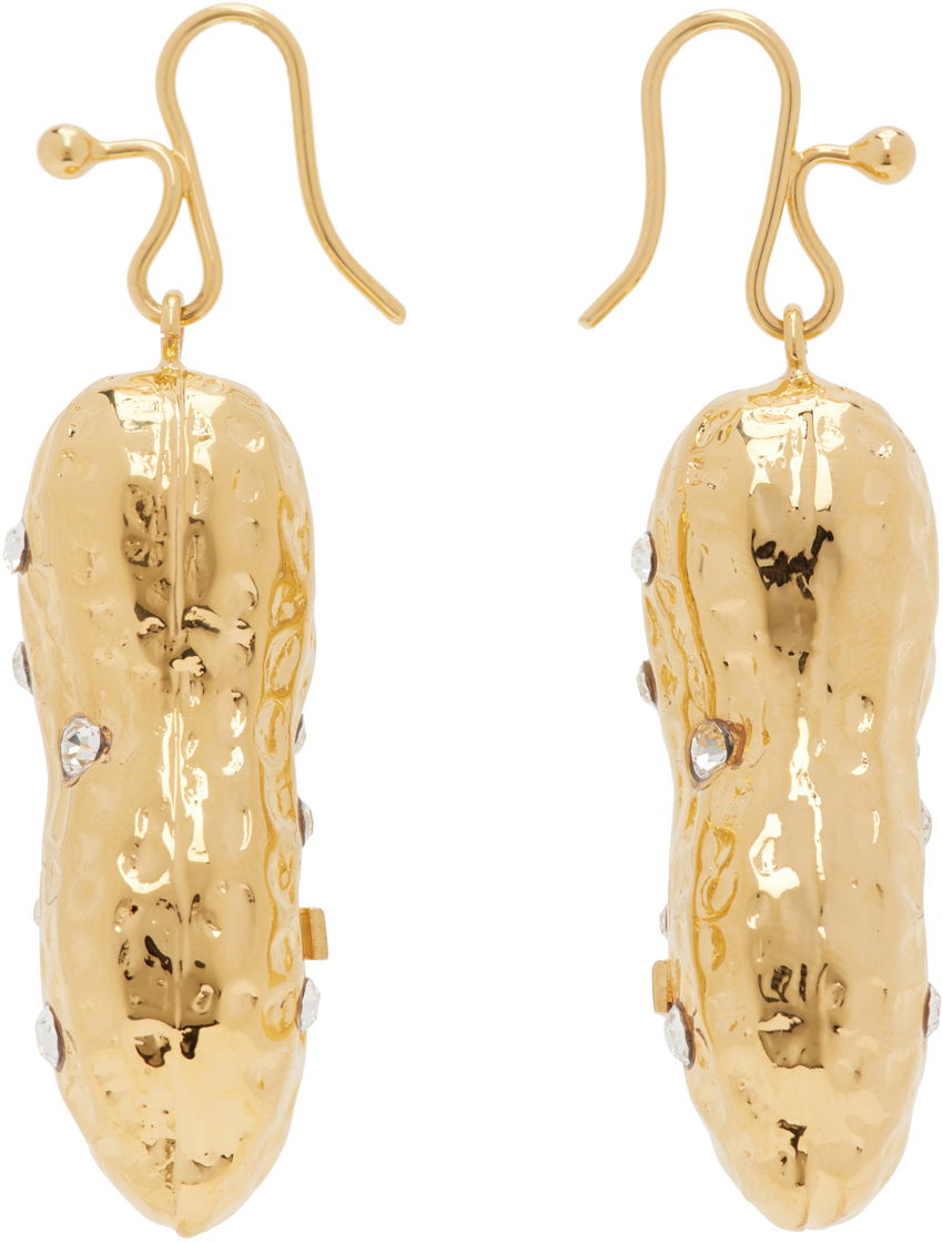 Náušnice Marni Charm Earrings Béžová | ORMV0473A0 M2000, 0