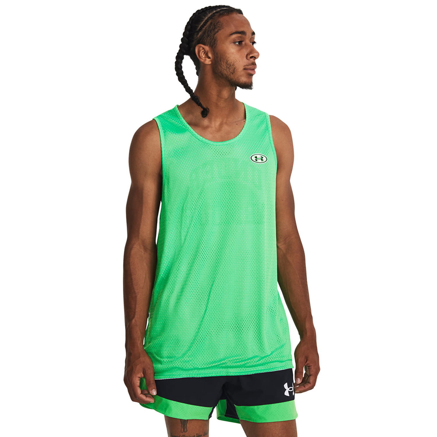 Dres Under Armour Baseline Reversible Jersey White Zelené | 1377310-100, 0