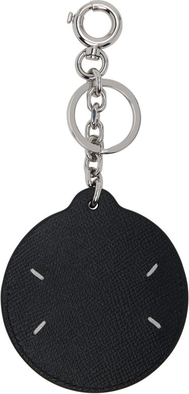 Kľúčenka Maison Margiela Maison Margiela Logo Leather Keychain Čierna | SA2UA0011 P4745, 1