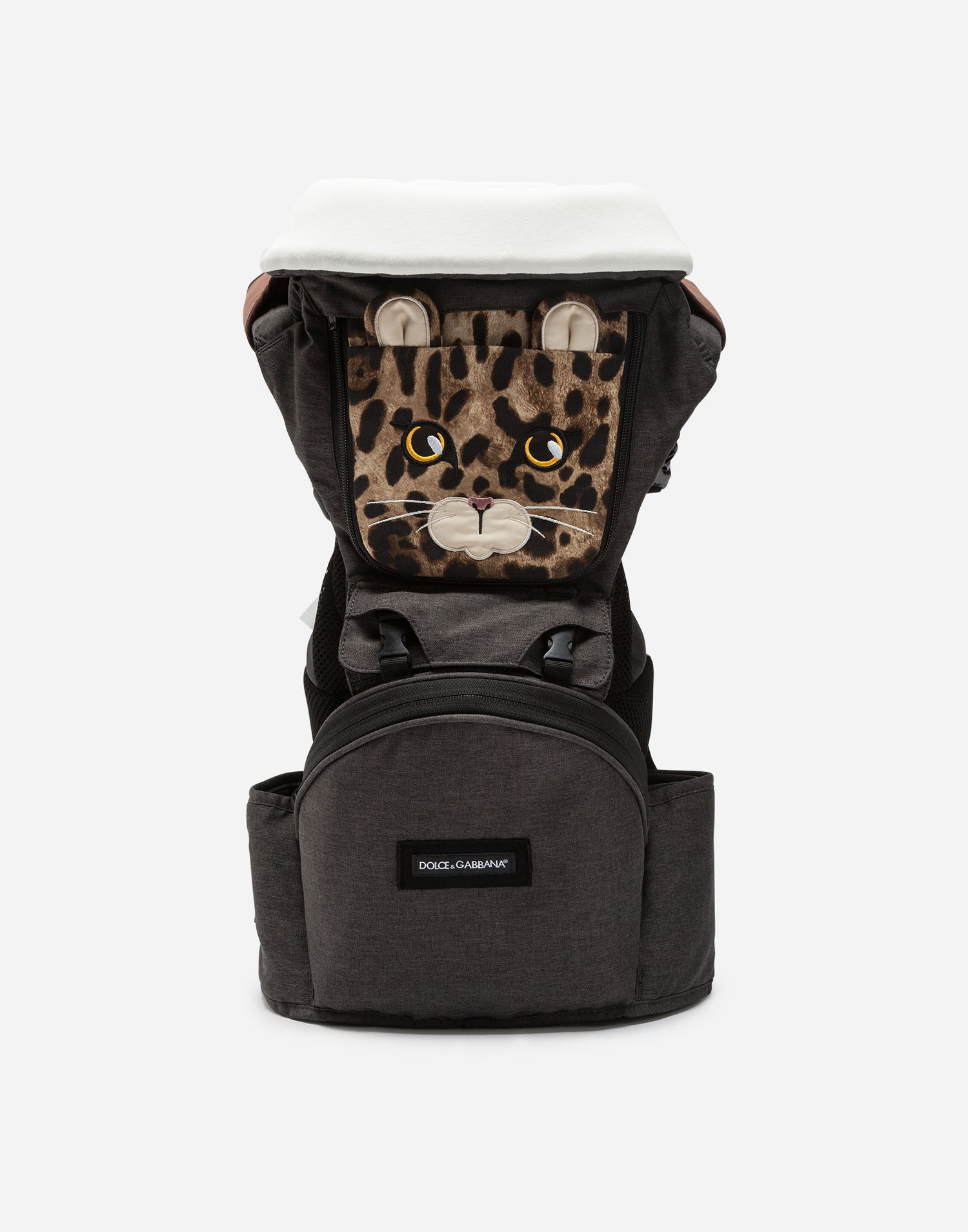 Batoh Dolce & Gabbana Dolce & Gabbana Leopard Print Baby Carrier Šedá | LCJA07G7QTXS9000, 0