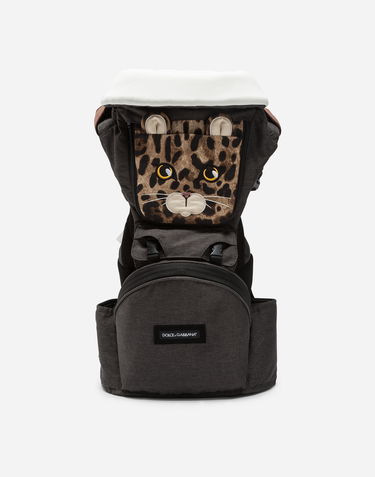 Batoh Dolce & Gabbana Dolce & Gabbana Leopard Print Baby Carrier Šedá | LCJA07G7QTXS9000, 0