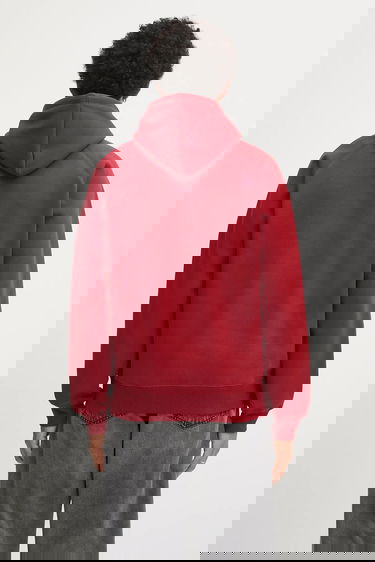 Mikina Carhartt WIP Plain Hooded Chase Hoodie Červená | I033661.30QXX, 2