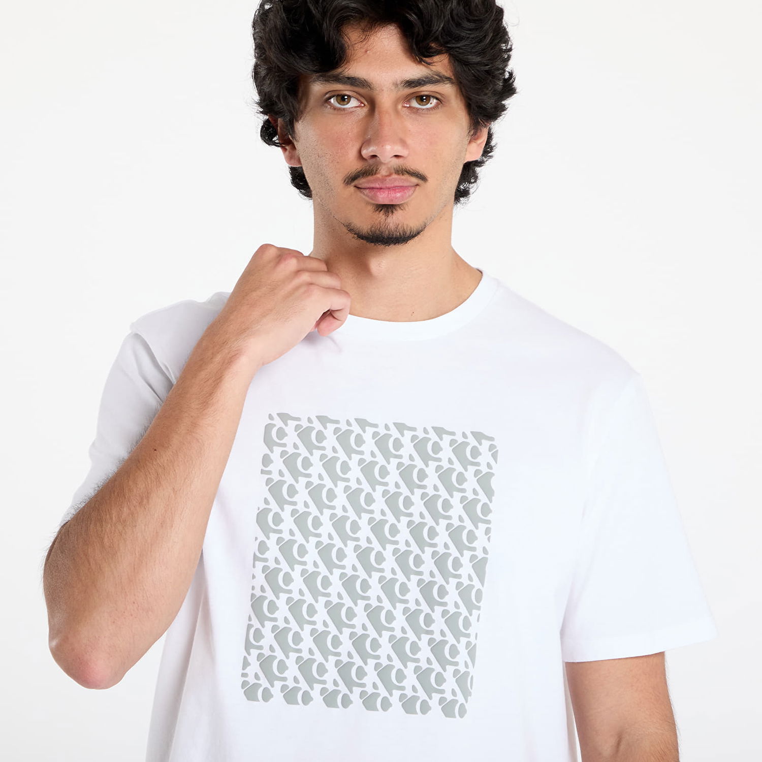 Tričko CALVIN KLEIN Calvin Klein Jeans Men's Short Sleeve Graphic T-Shirt Biela | LV04RC841G YAA, 1