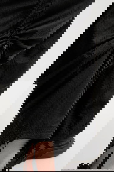 Tepláky Puma Relaxed Fit Windbreaker Trousers with Adjustable Hem Čierna | 632149, 4