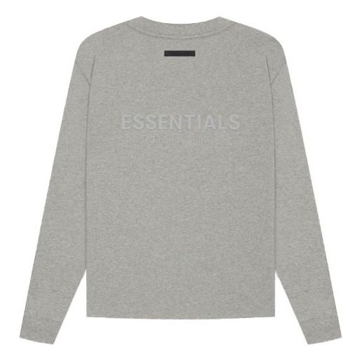 Sveter Fear of God Essentials Long Sleeve T-Shirt Šedá | FOG-SS21-614