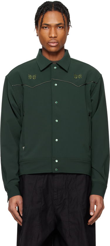 Bunda Needles Needles Piping Cowboy Jacket Zelené | QV217, 0