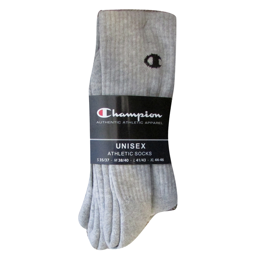 Ponožky Champion Athletic Socks 3-pack Šedá | CHE241U303-03