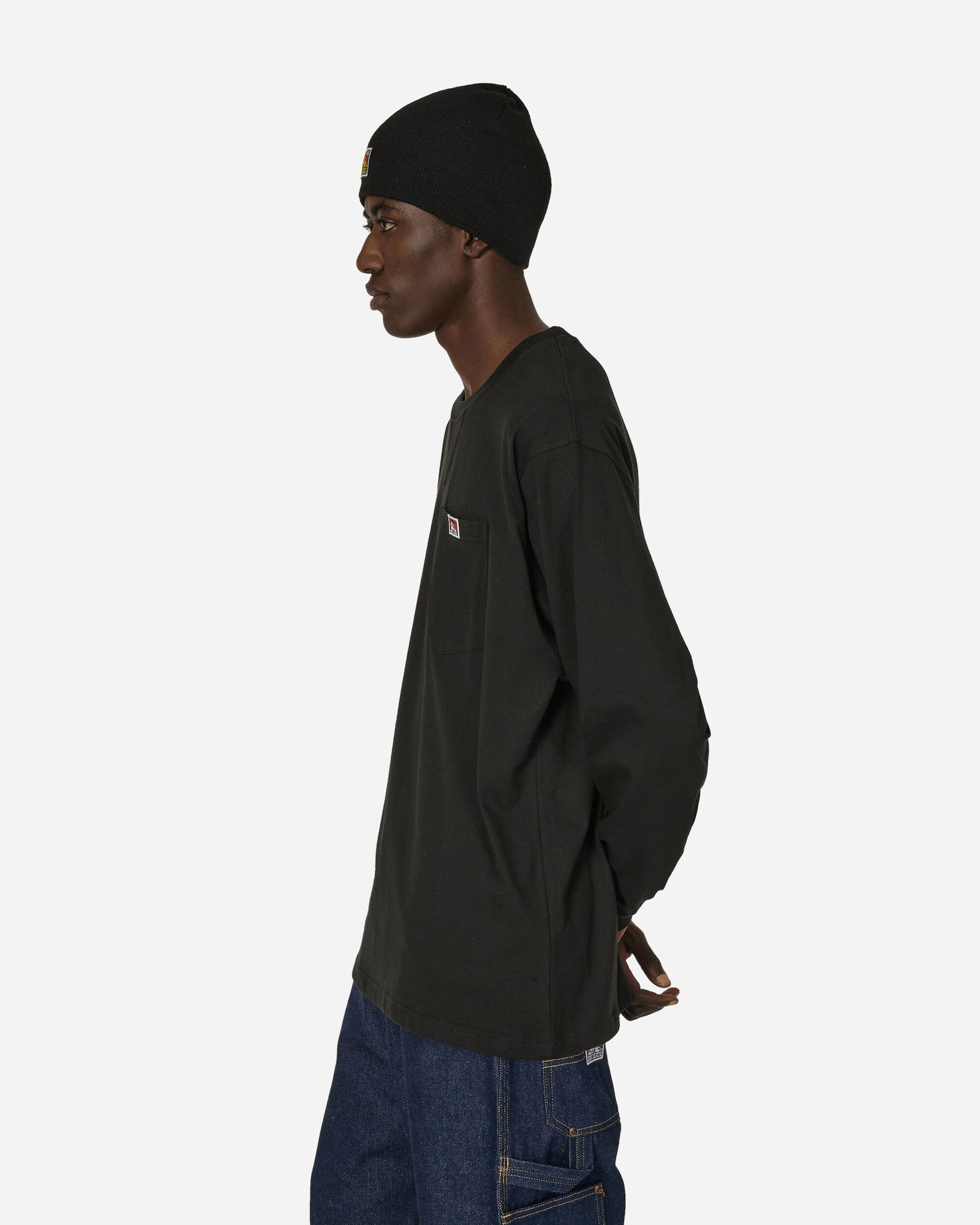 Classic Label Pocket Long Sleeve T-Shirt