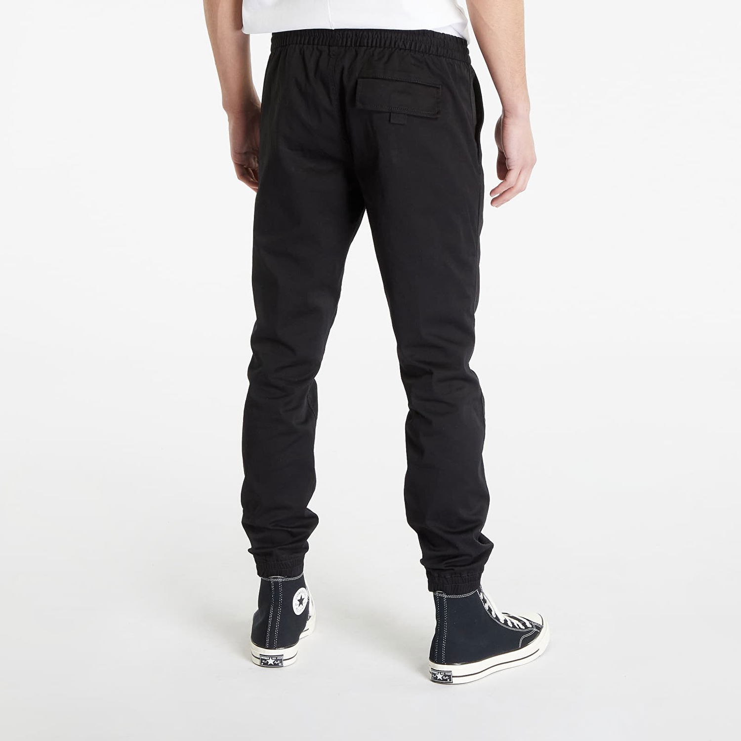 Cargo nohavice CALVIN KLEIN Monologo Badge Casual Chinos Čierna | J30J322923 BEH, 1