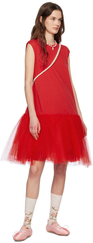 Náhrdelník Simone Rocha Simone Rocha Staccato Pendant Pearl Necklace Biela | NKS82 0913, 2