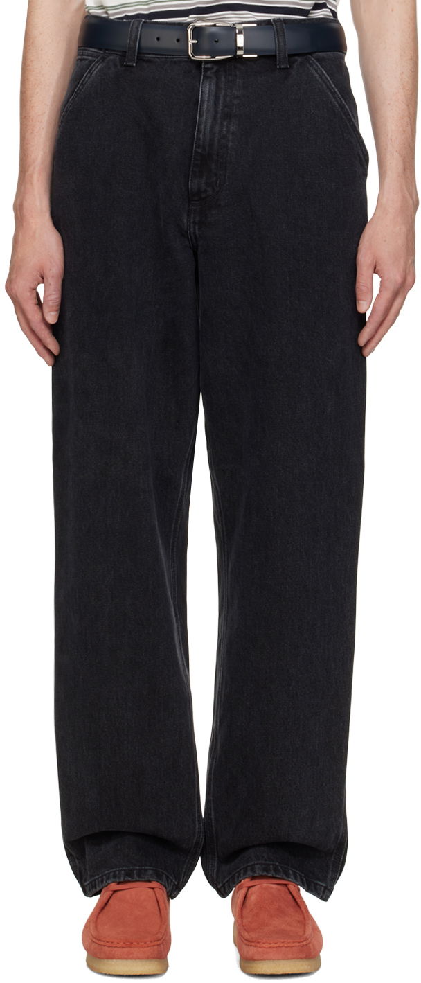 Džínsy Carhartt WIP Single Knee Denim Pants Čierna | I032024, 0