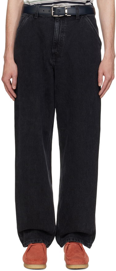 Džínsy Carhartt WIP Single Knee Denim Pants Čierna | I032024, 0