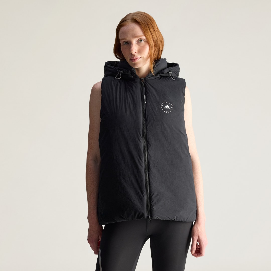 Vesta adidas Performance adidas by Stella McCartney Padded Vest Čierna | JW2038, 0