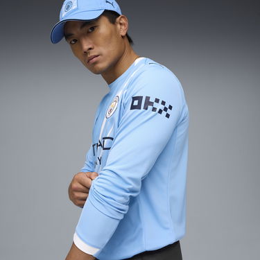 Dres Puma Manchester City 25/26 Home Long Sleeve Jersey Modrá | 780339_01, 5