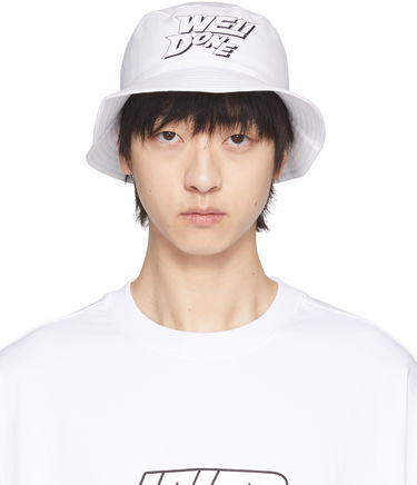 Klobúk We11done We11done Basic Logo Bucket Hat Biela | WD-AH1-22-407-U-WH, 0