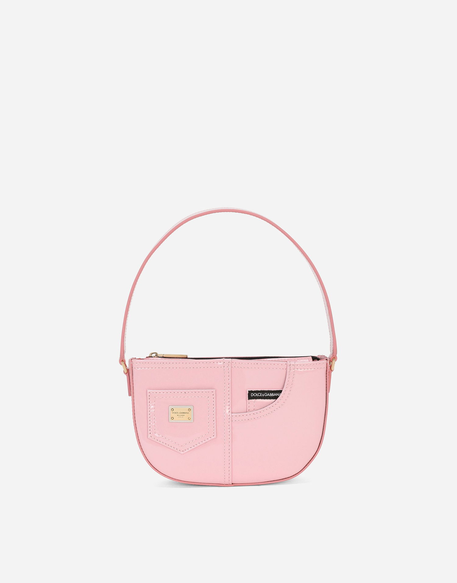 Kabelka Dolce & Gabbana Dolce & Gabbana Patent Leather Shoulder Bag Ružová | EB0242A147180416, 0