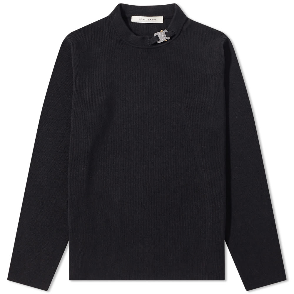 Sveter 1017 ALYX 9SM Metal Buckle Crewneck Čierna | AAUKN0199YA01-BLK0001, 0